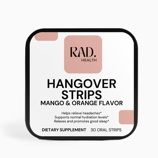 RAD. Health All Natural Hangover Strips