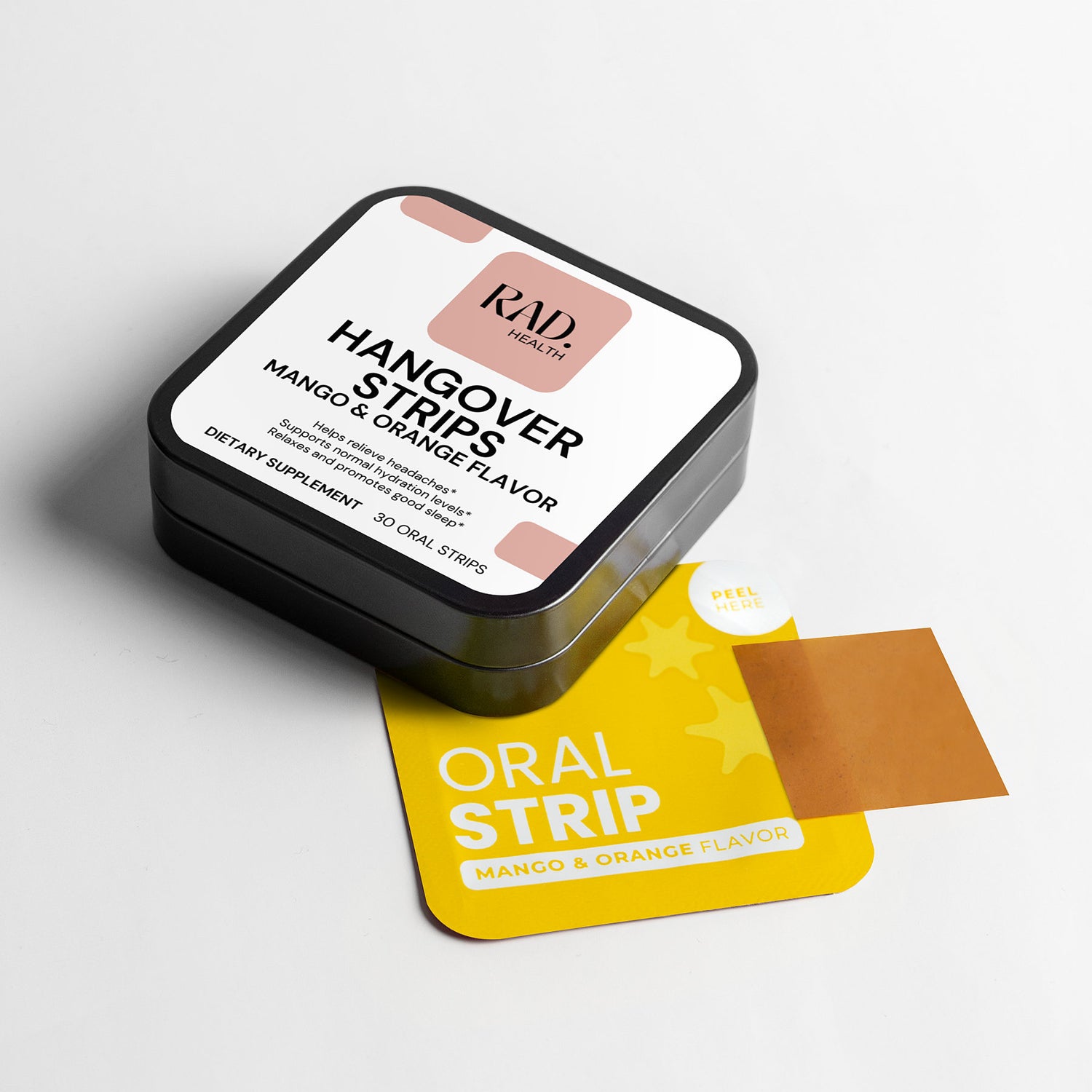 RAD. Health All Natural Hangover Strips