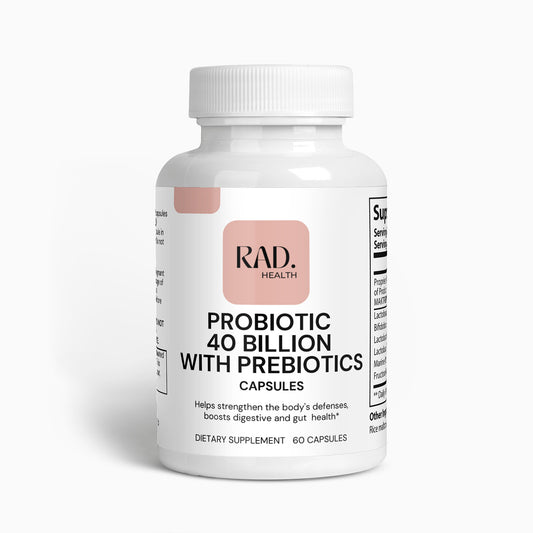 RAD. Health Probiotic 40 Billion with Prebiotics