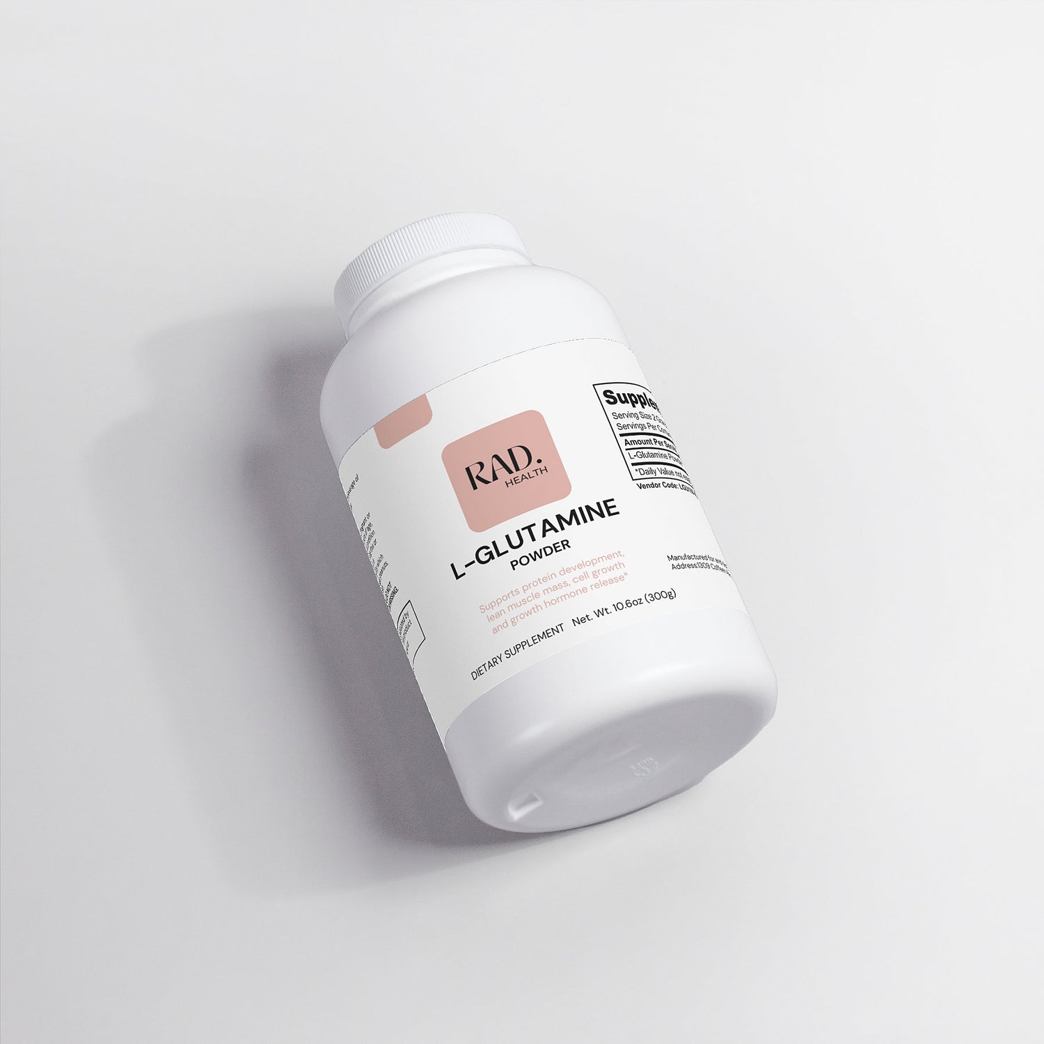 RAD Health L-Glutamine Powder