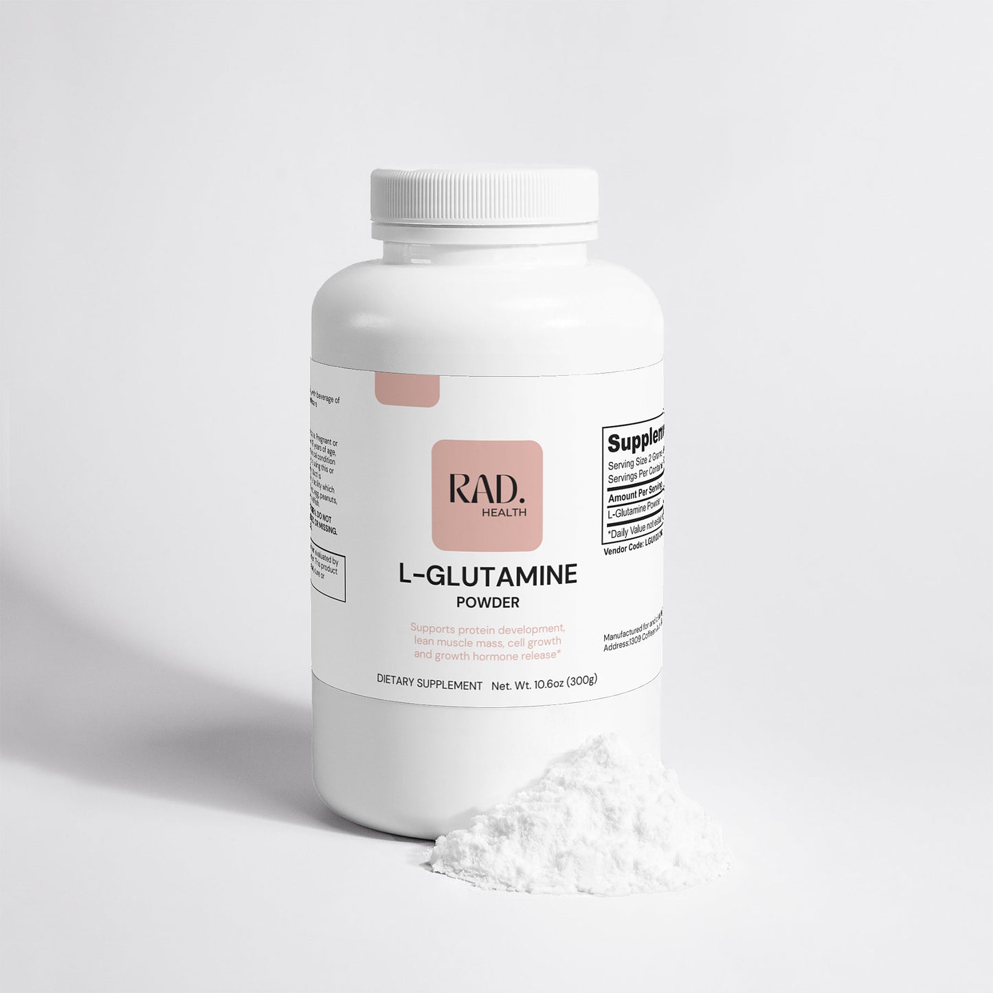 RAD Health L-Glutamine Powder