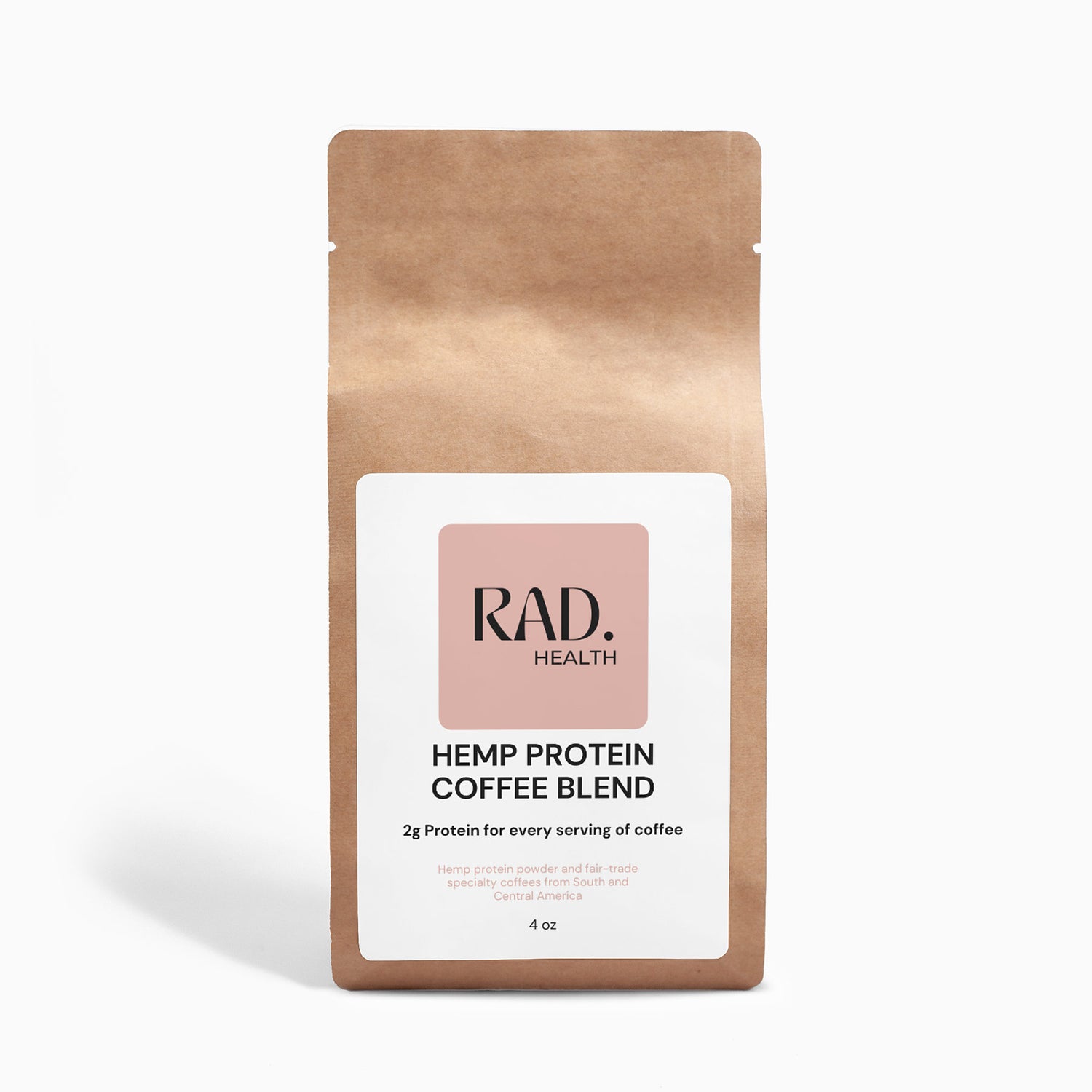 RAD Health Hemp Protein Coffee Blend - Medium Roast 4oz