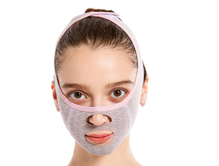 Face-lifting Artifact V-face Bandage Lifting Tightening Sagging, Face-lifting Double Chin Shaping, Beauty Face Carving Sleep Mask Sticker