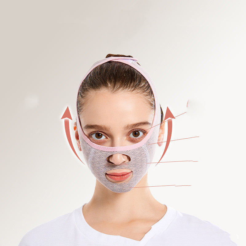 Face-lifting Artifact V-face Bandage Lifting Tightening Sagging, Face-lifting Double Chin Shaping, Beauty Face Carving Sleep Mask Sticker