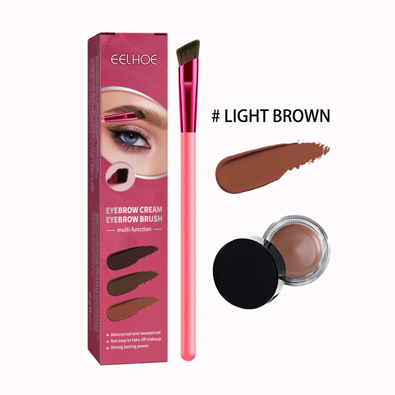 Fashion And Personality Multi-function Eyebrow Brush Set