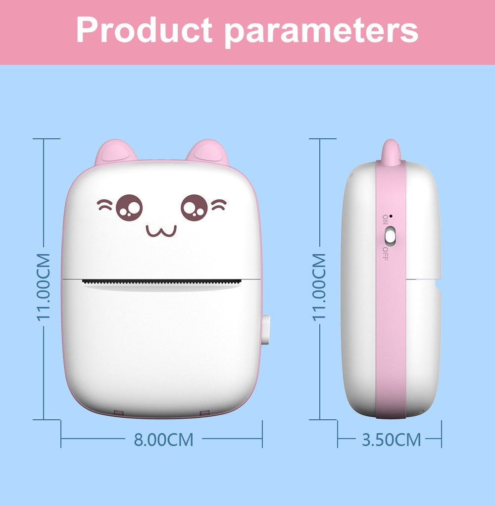 Cat Shape Mini Printer